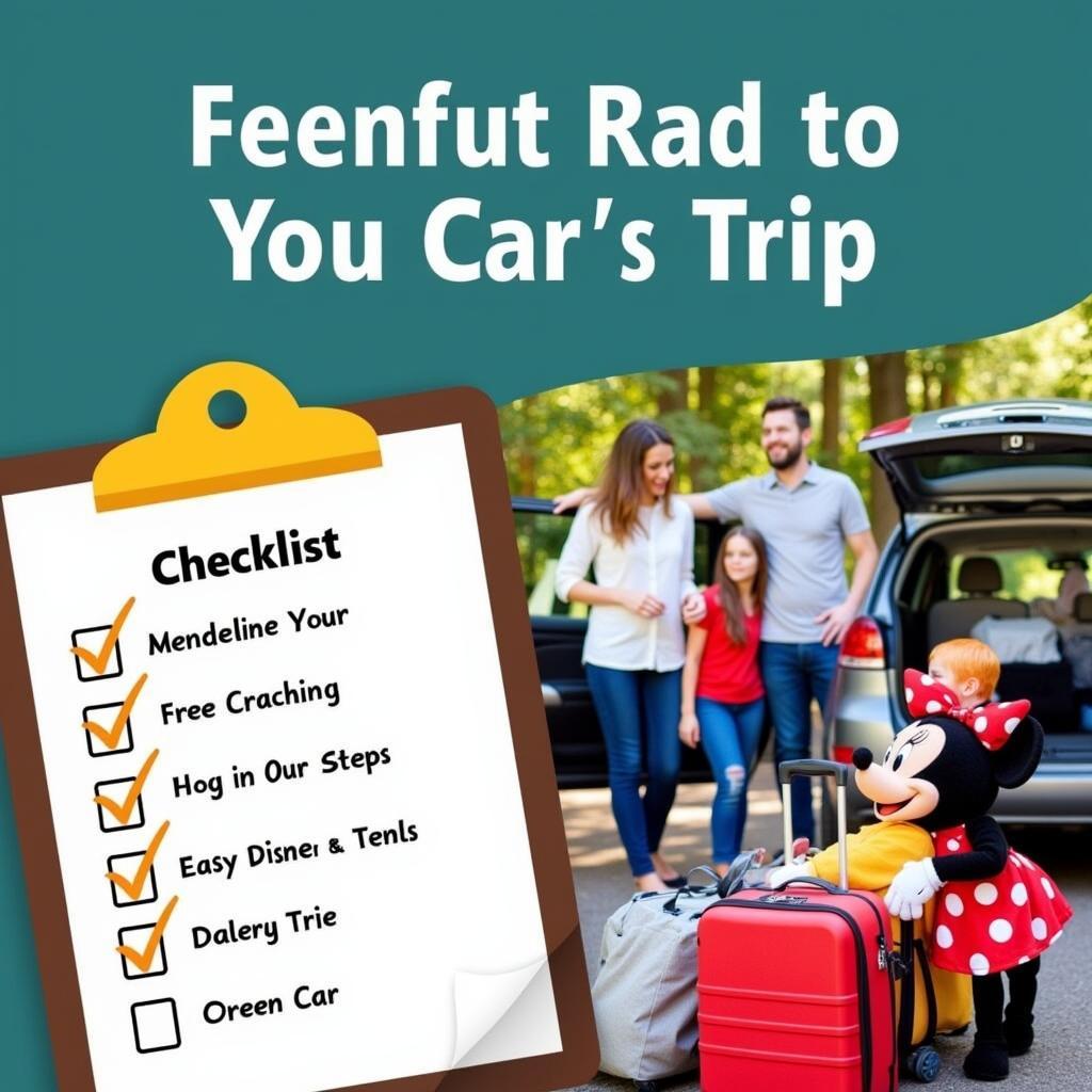 Car Maintenance Checklist for Disney Trip