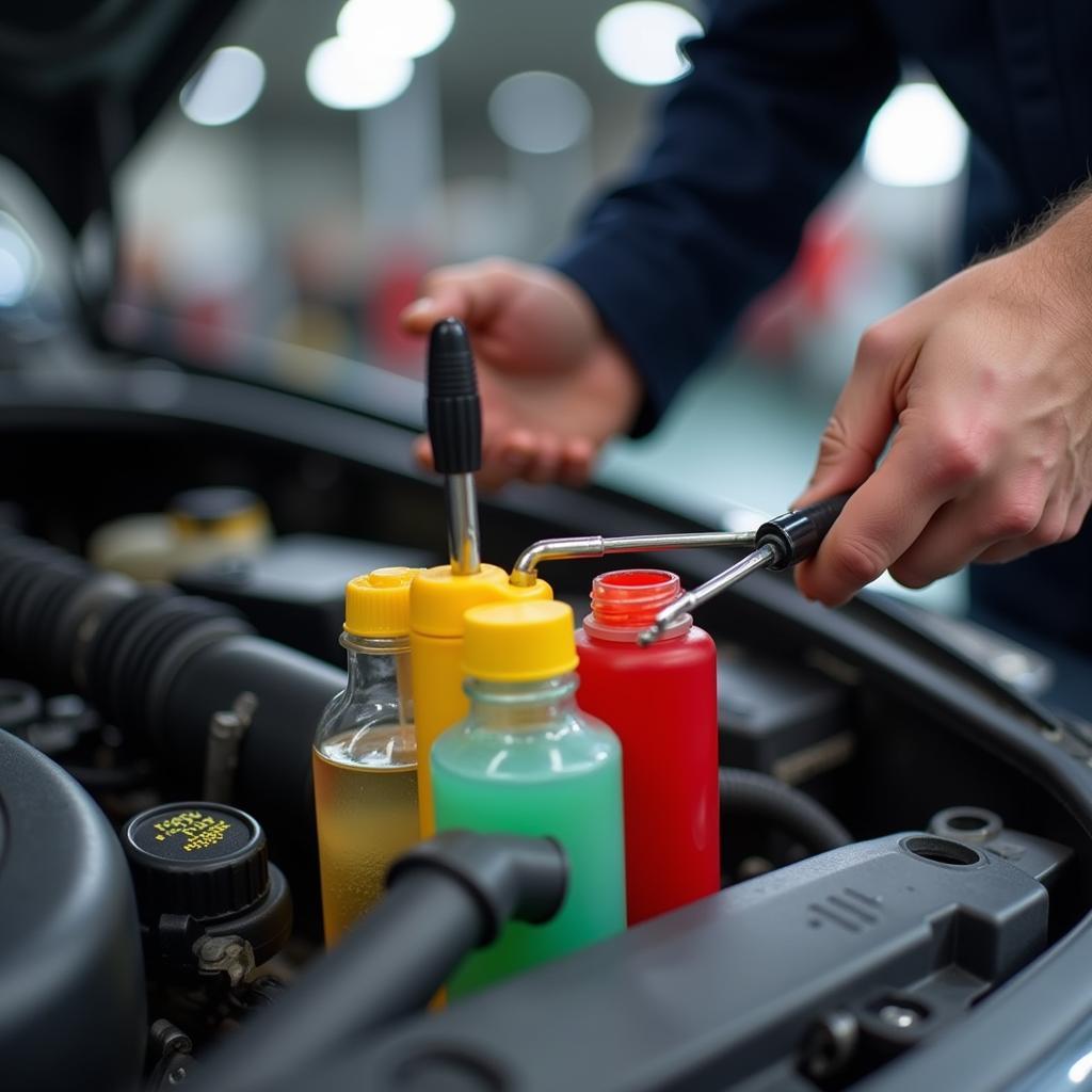 Car Maintenance Fluid Check