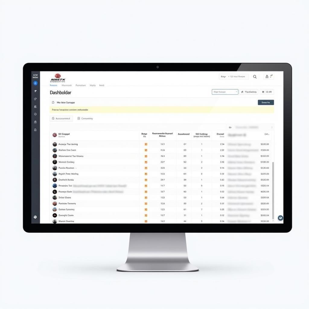 Car maintenance schedule API dashboard showing upcoming maintenance tasks and mileage.