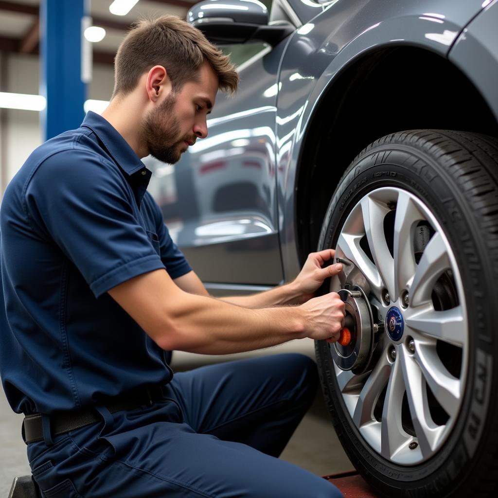 Car Maintenance Checkup in Vista