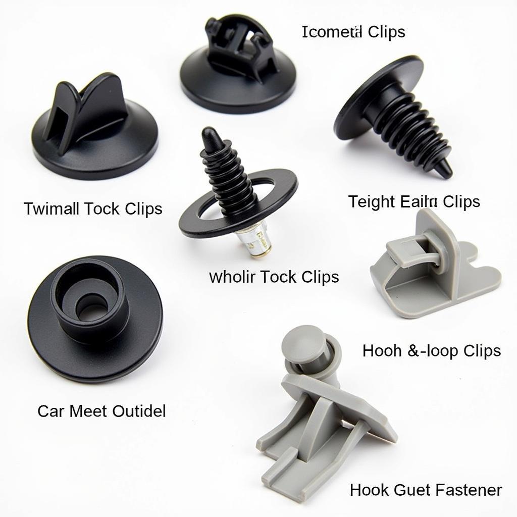 Various Types of Car Mat Clips