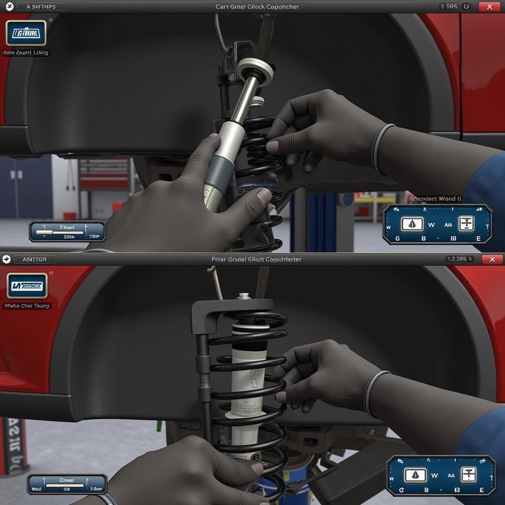 Repairing a Virtual Car's Suspension