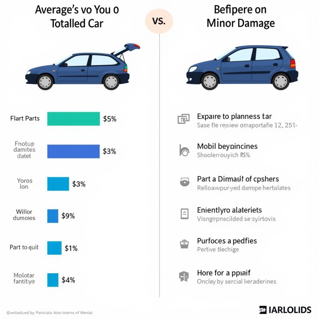 Car Repair Cost Comparison: Totaled vs. Minor Damage