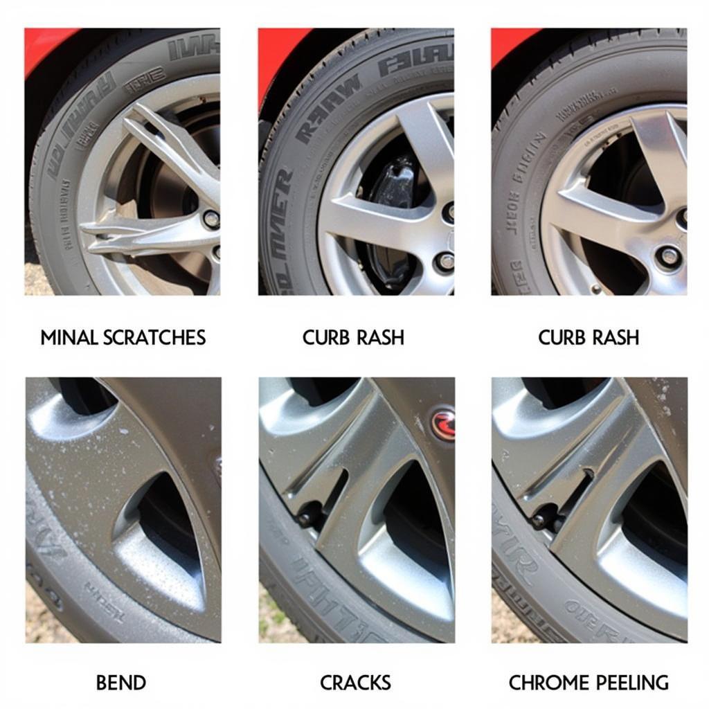 Types of Car Rim Damage