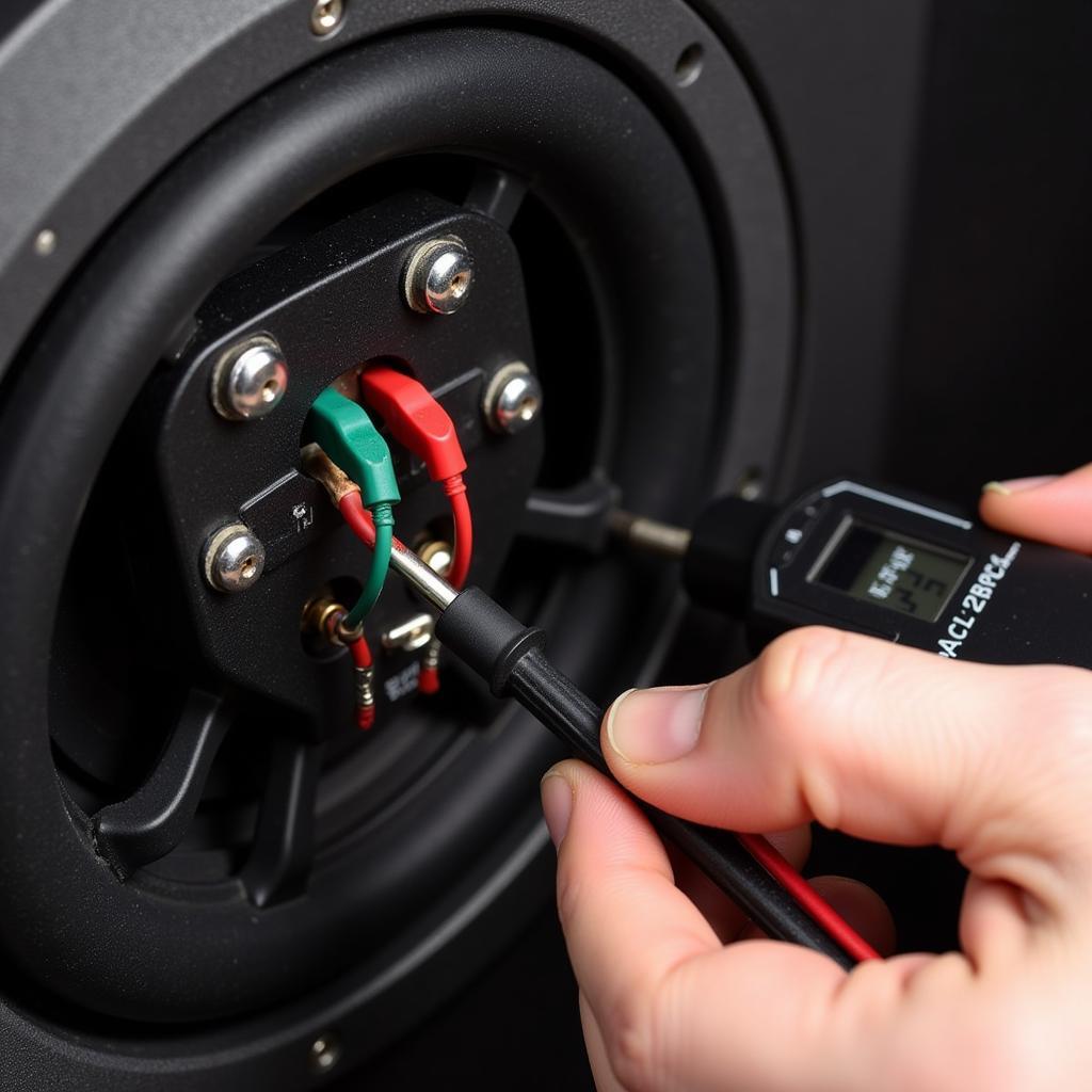 Inspecting Car Speaker Wiring for Damage and Loose Connections