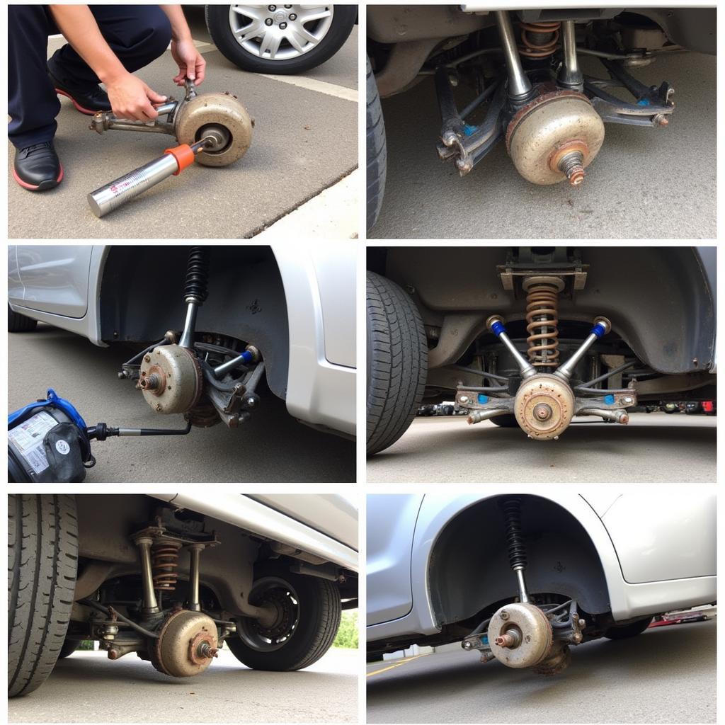 Car Suspension Repair Process