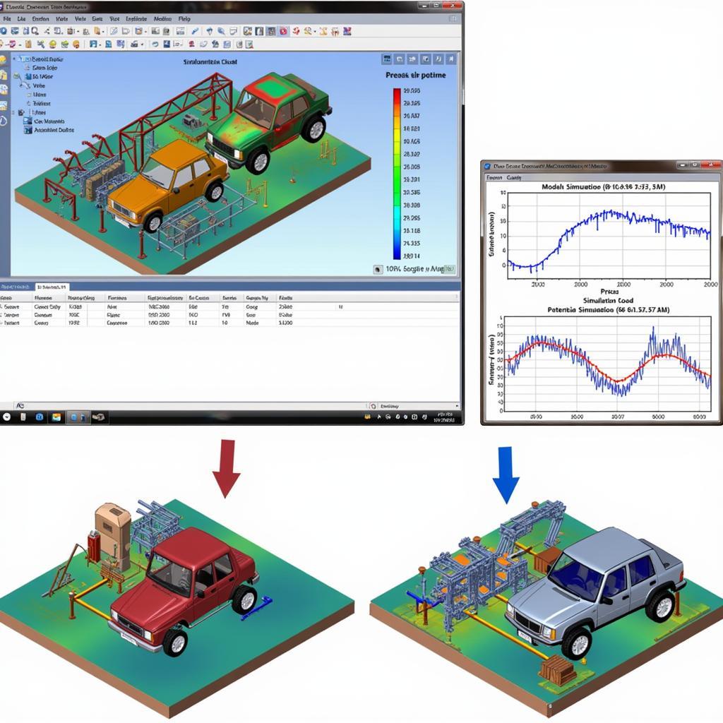 Car and Truck Assembly Simulation and Analysis Challenges