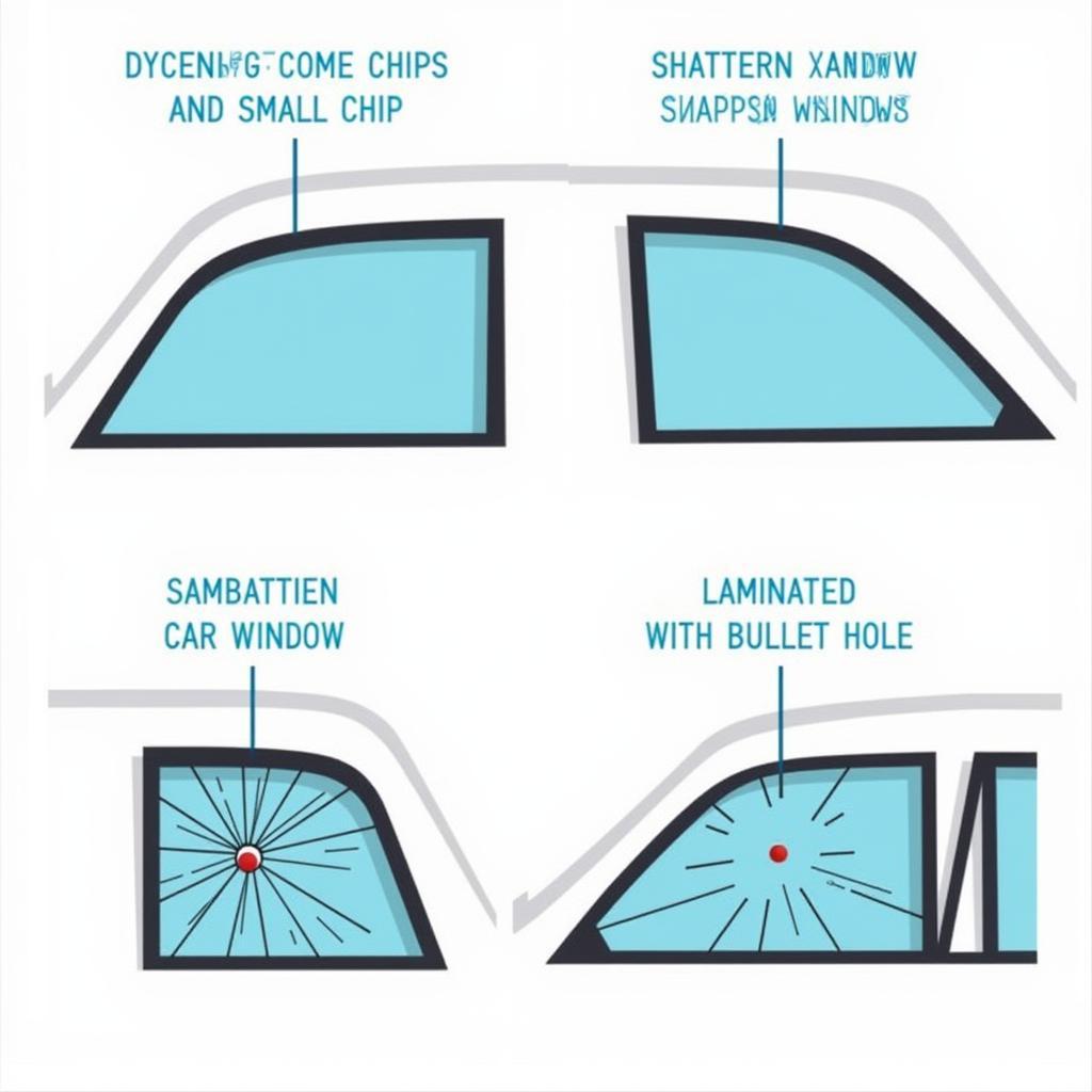 Types of Car Window Damage