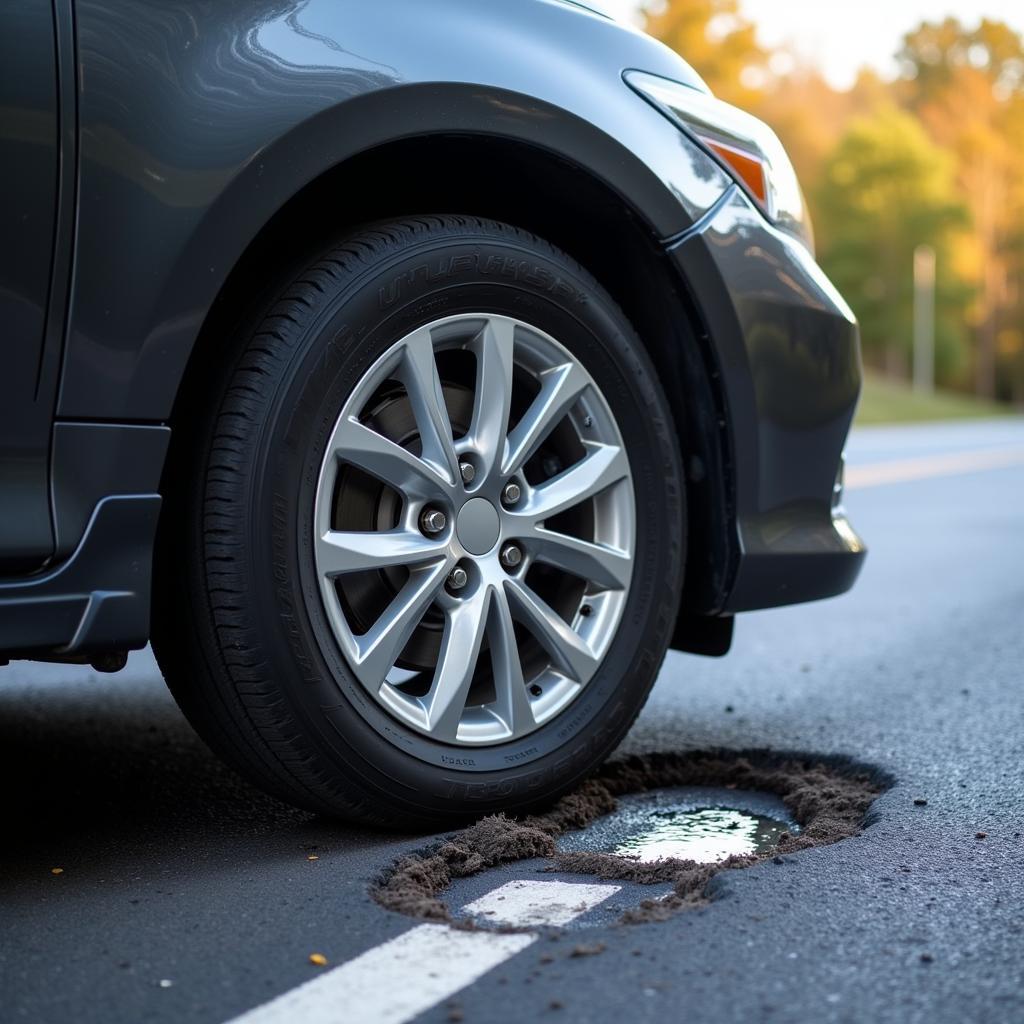 Car Maintenance Charlottesville: Pothole Damage