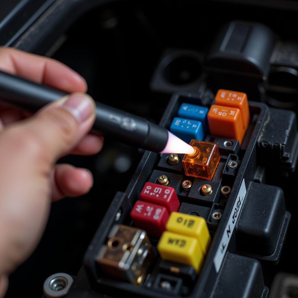 Checking the Car Horn Fuse