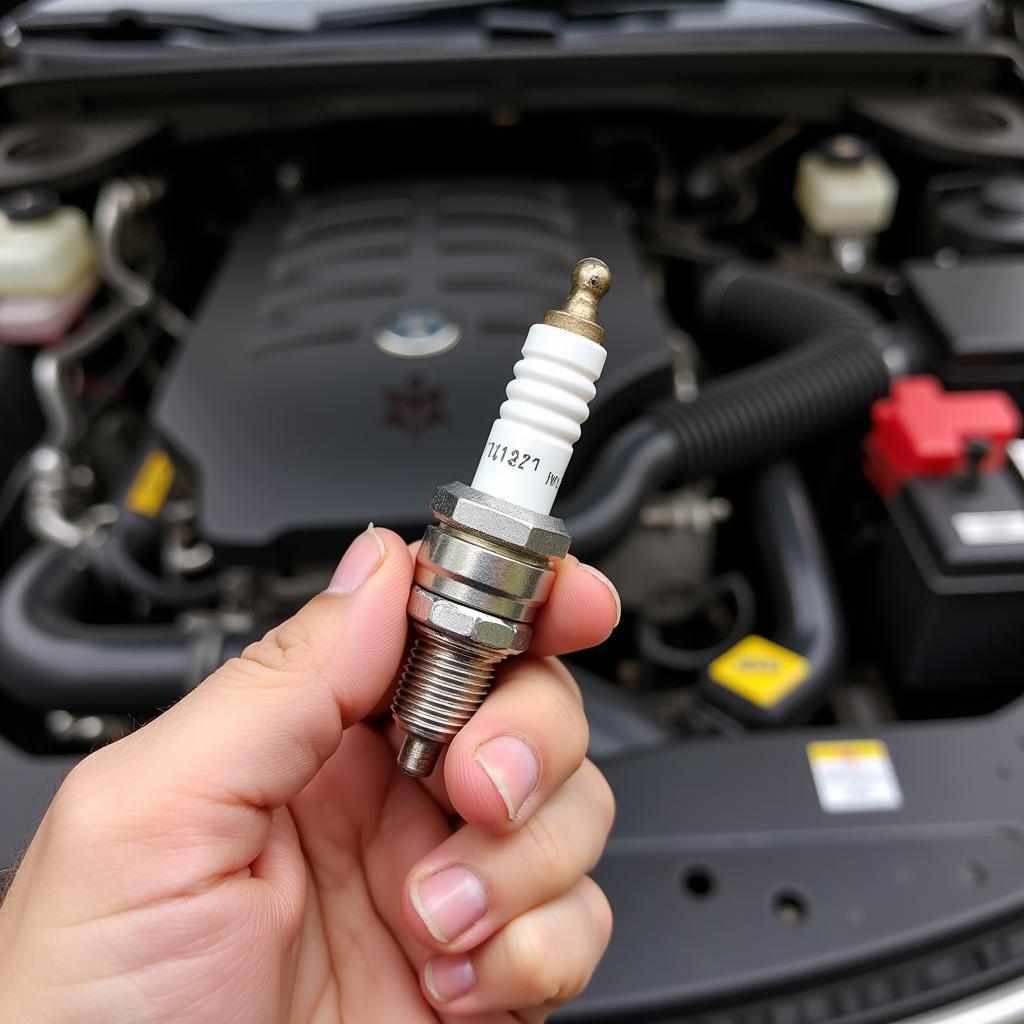 Checking Spark Plugs in Car Ignition System