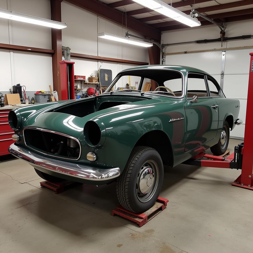 Classic Car Restoration in Progress