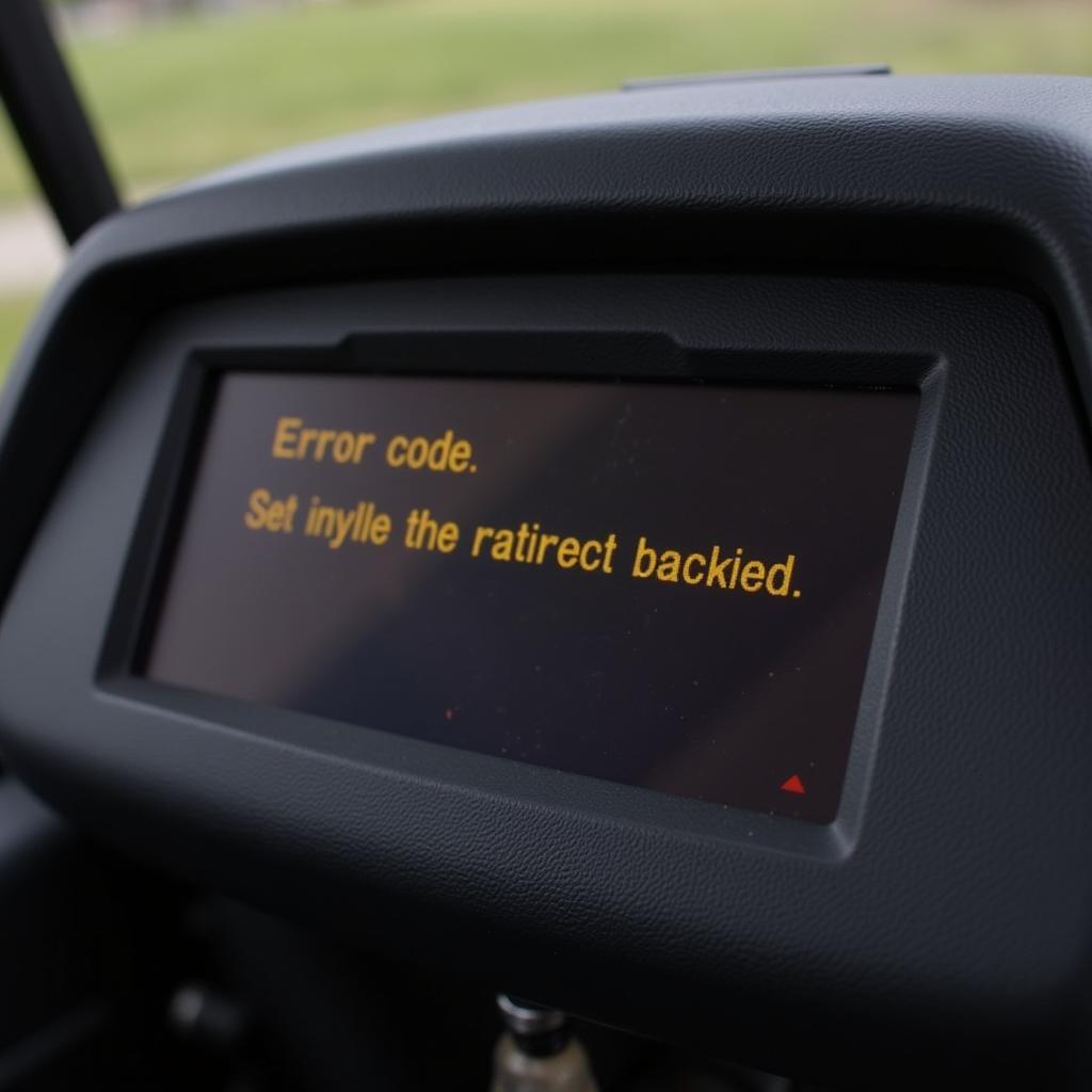 Club Car Computer Error Codes