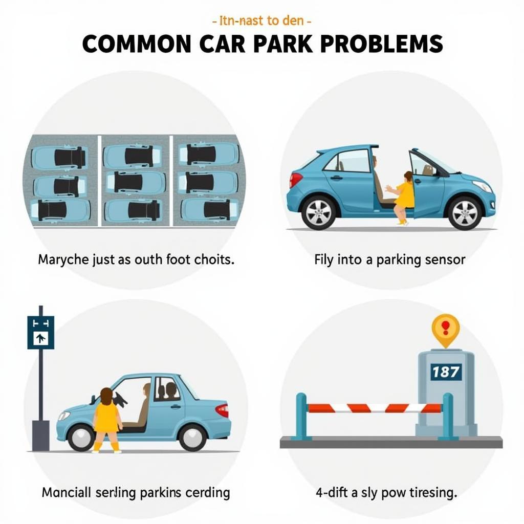 Common Car Park Issues like tight spaces and faulty sensors