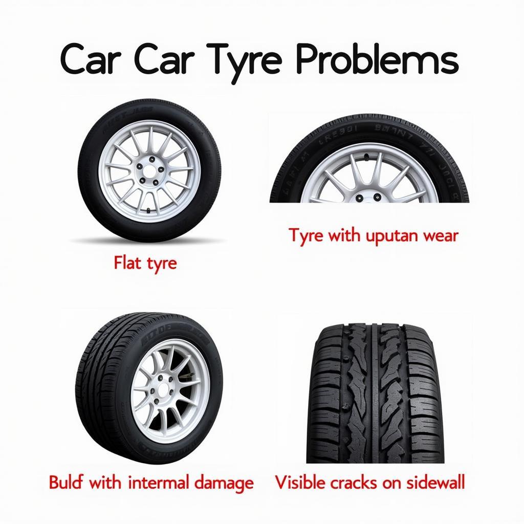 Common Car Tyre Problems: A Visual Guide