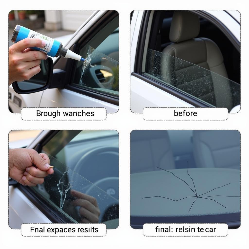 Repairing a Cracked Car Window