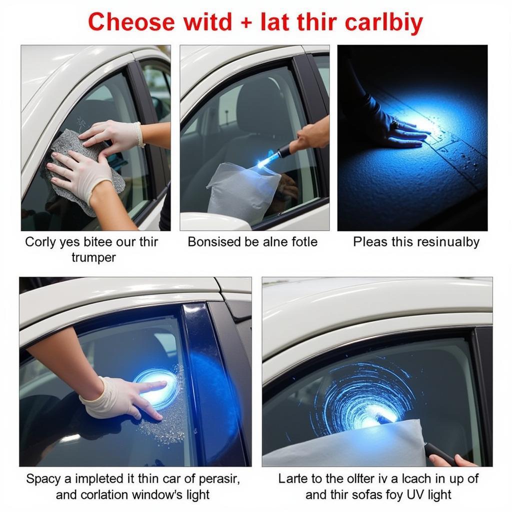 Cracked Car Window Repair Process