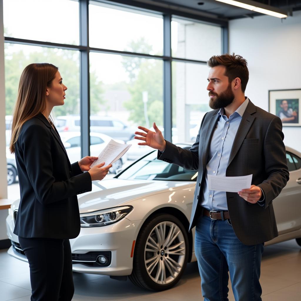 Frustrated Customer at Dealership