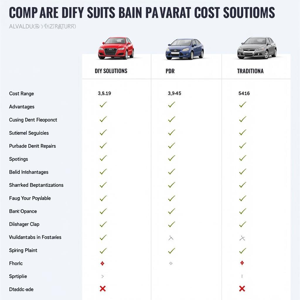 Dent Repair Methods Comparison