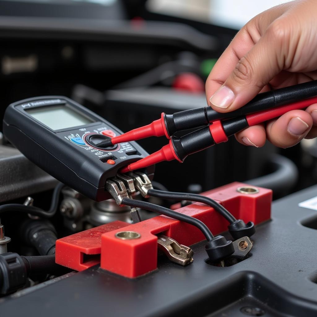 Diagnosing a Car's Electrical Problem Using a Multimeter