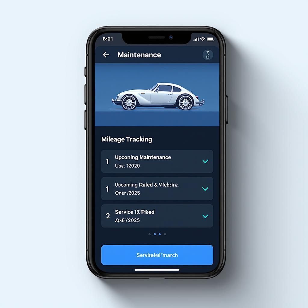 Digital Car Maintenance Tracker App