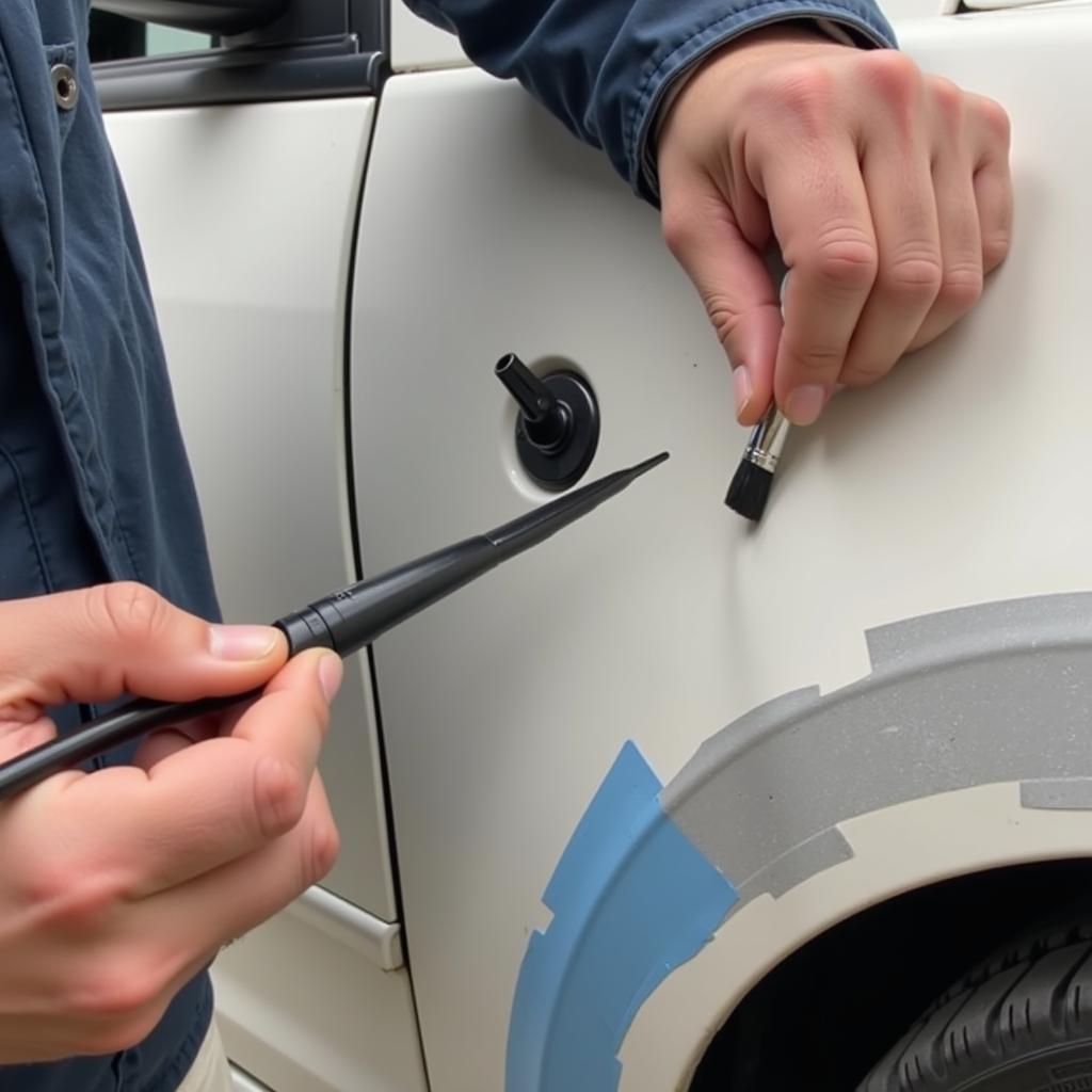 DIY Car Scratch Repair with Touch-Up Paint