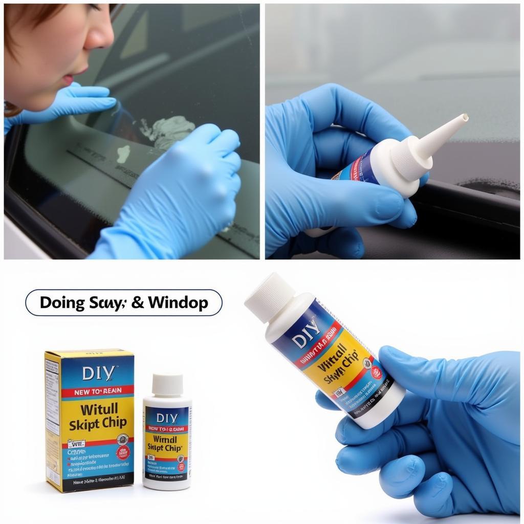 DIY Car Window Repair Kit Application