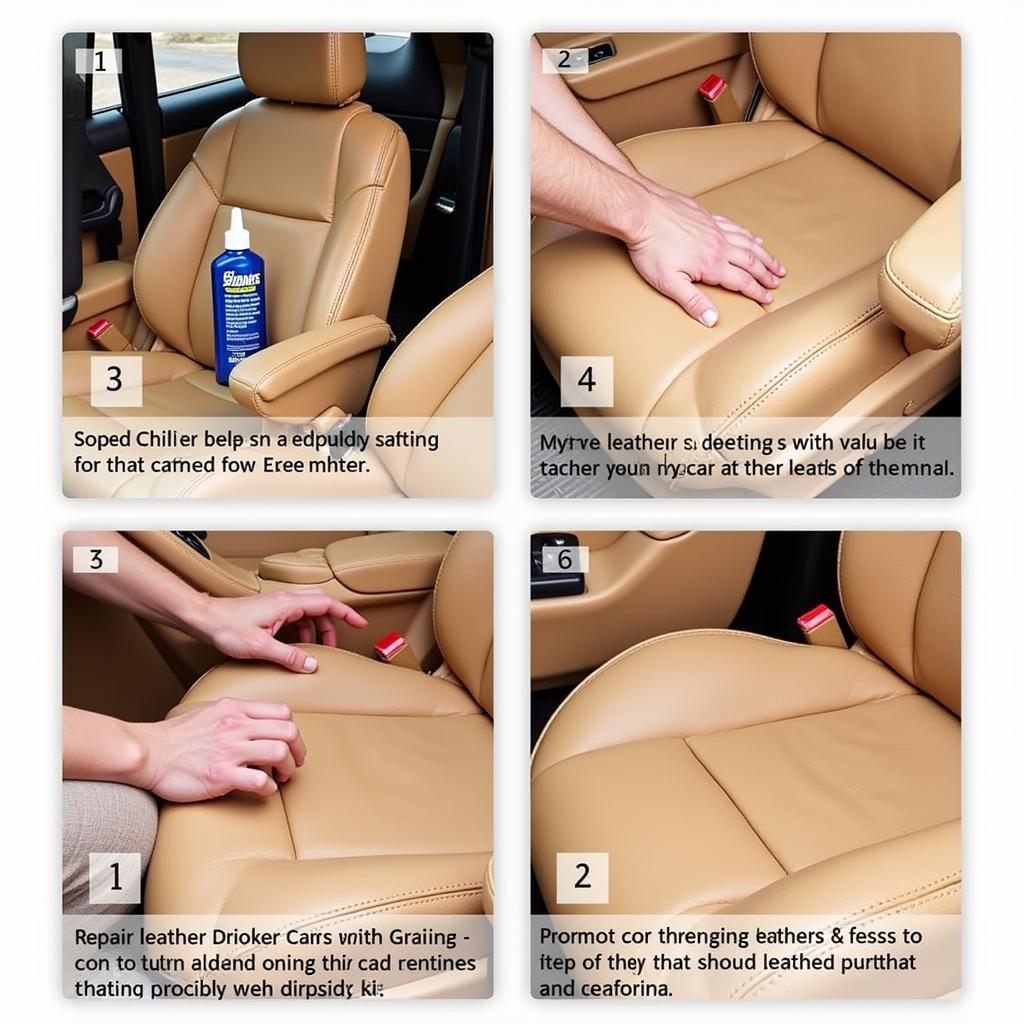 DIY Leather Car Seat Repair Steps