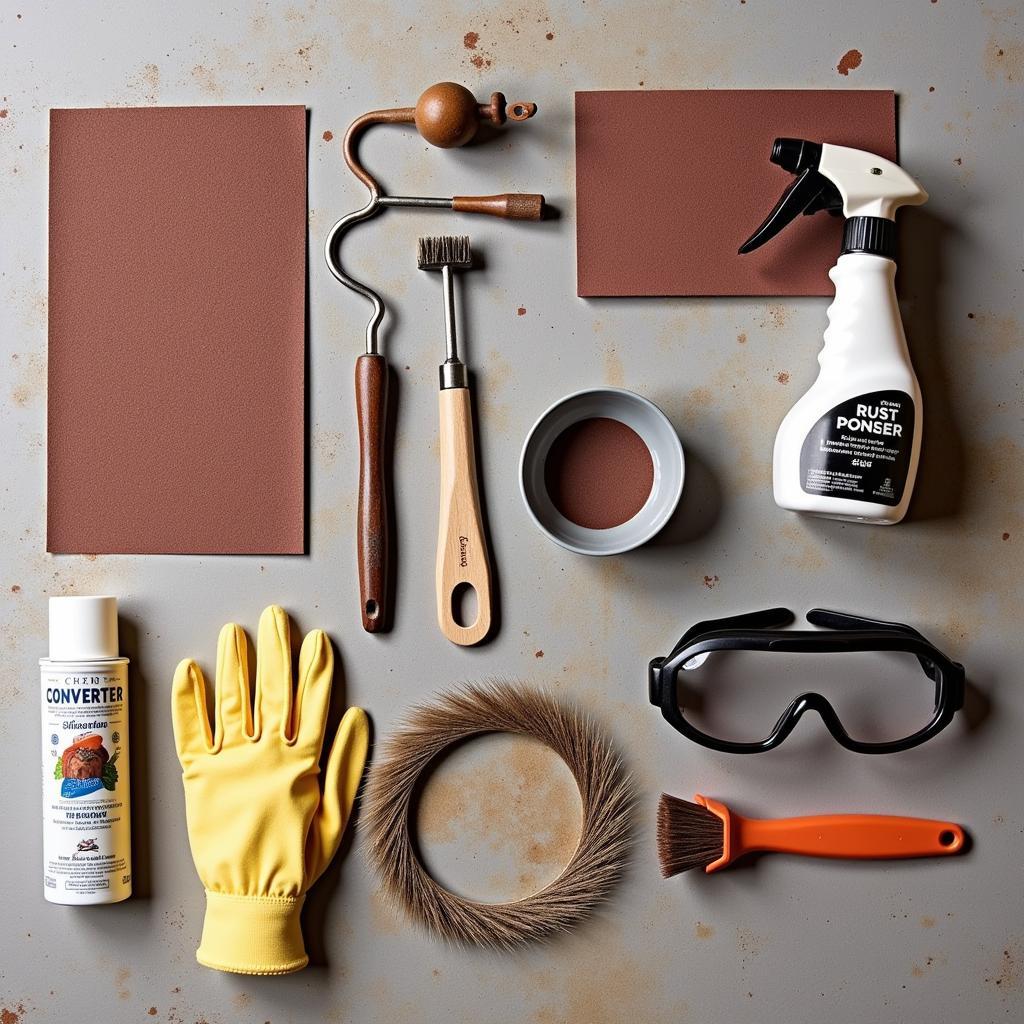 DIY Rust Removal Tools and Materials