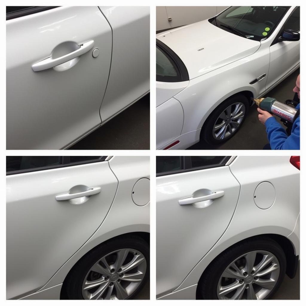 PDR process on an Elantra Car Door