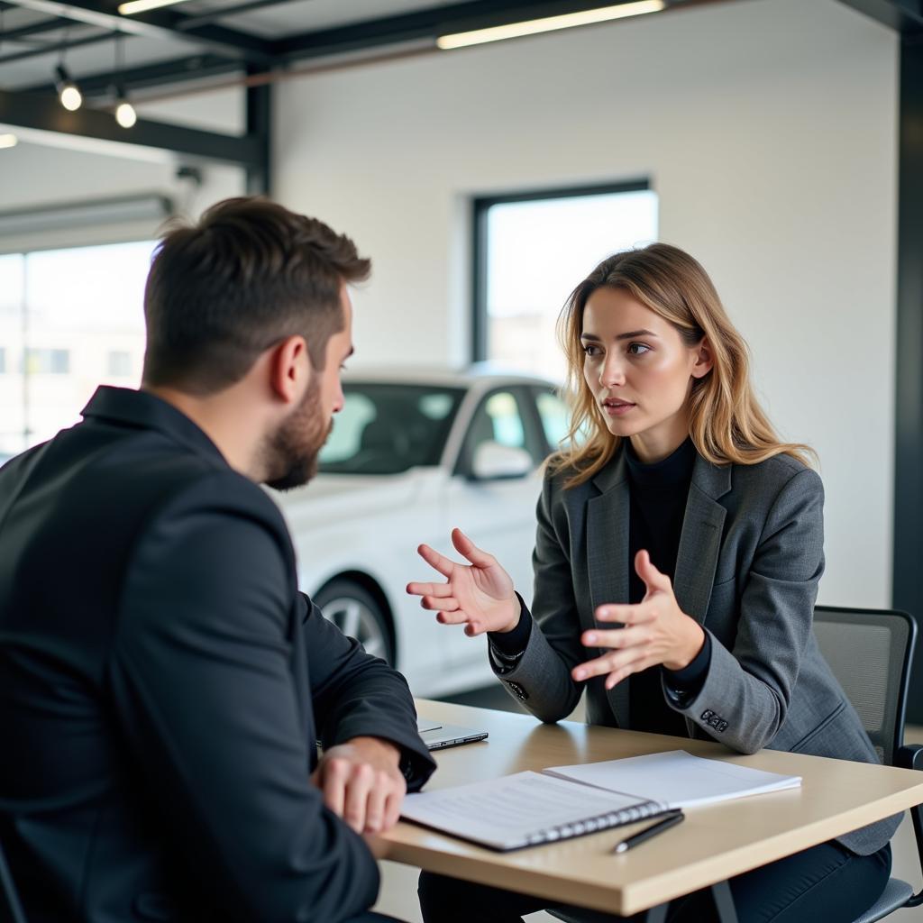 Customer Escalating a Service Issue with the Dealership Manager