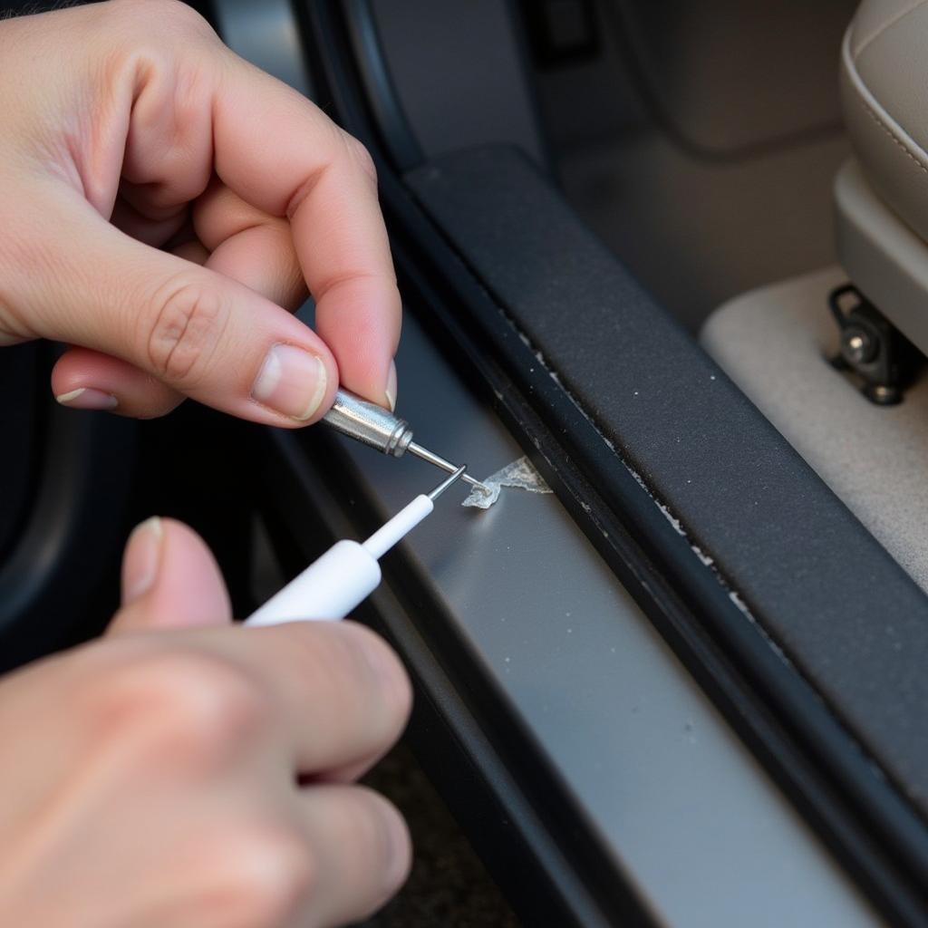 Fixing Torn Car Door Weather Stripping