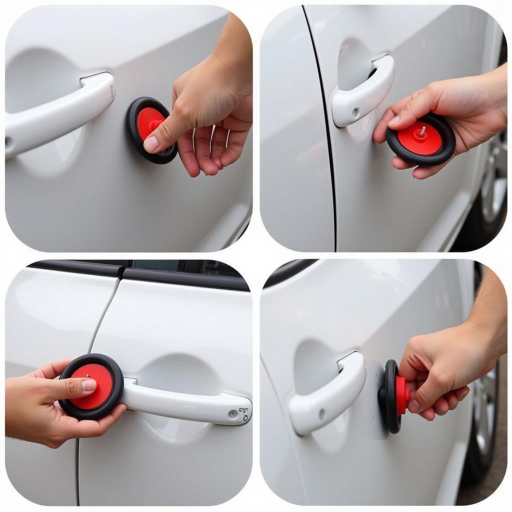 Fixing Minor Car Dents with a Plunger