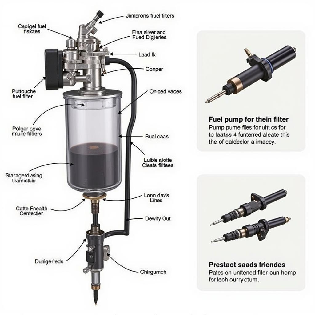 Race Car Fuel System Components: Fuel Pump, Filter, and Injectors