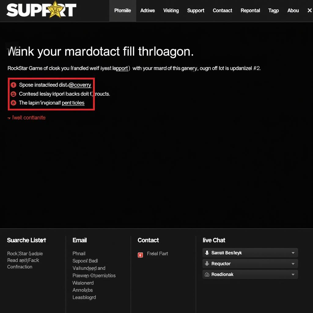 Contacting Rockstar Games Support