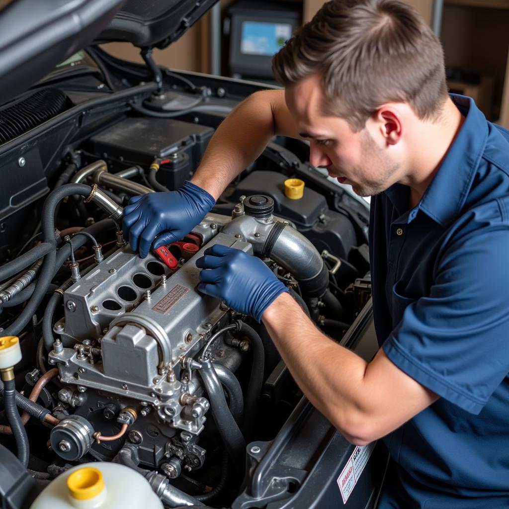 Head Gasket Replacement on a Car Engine