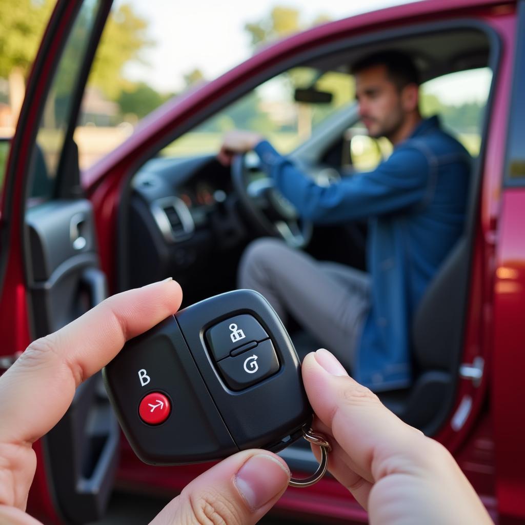 Hotwire Rental Car with Dead Key Fob