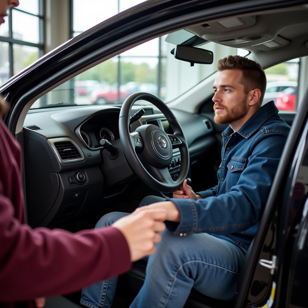 Inspecting a Car Before a Dealer Swap