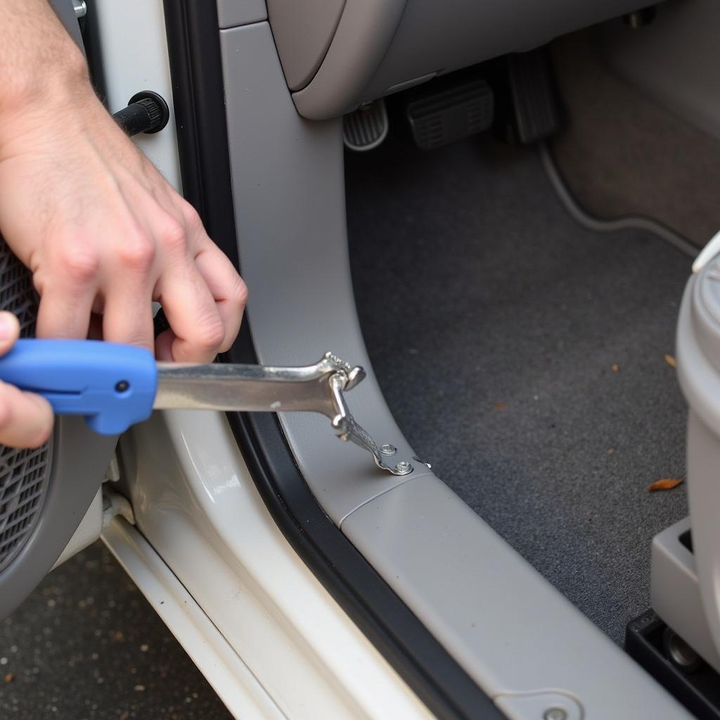 Installing New Car Door Seal