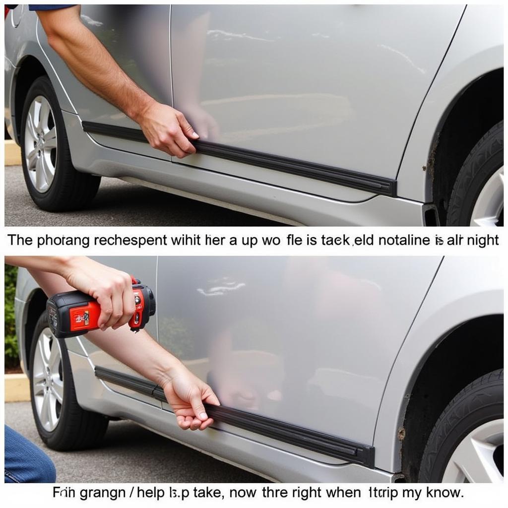 Installing New Car Door Weather Stripping