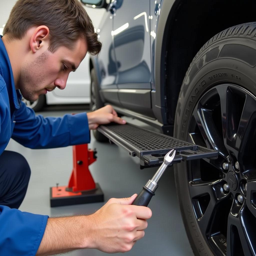 Installing a New Running Board