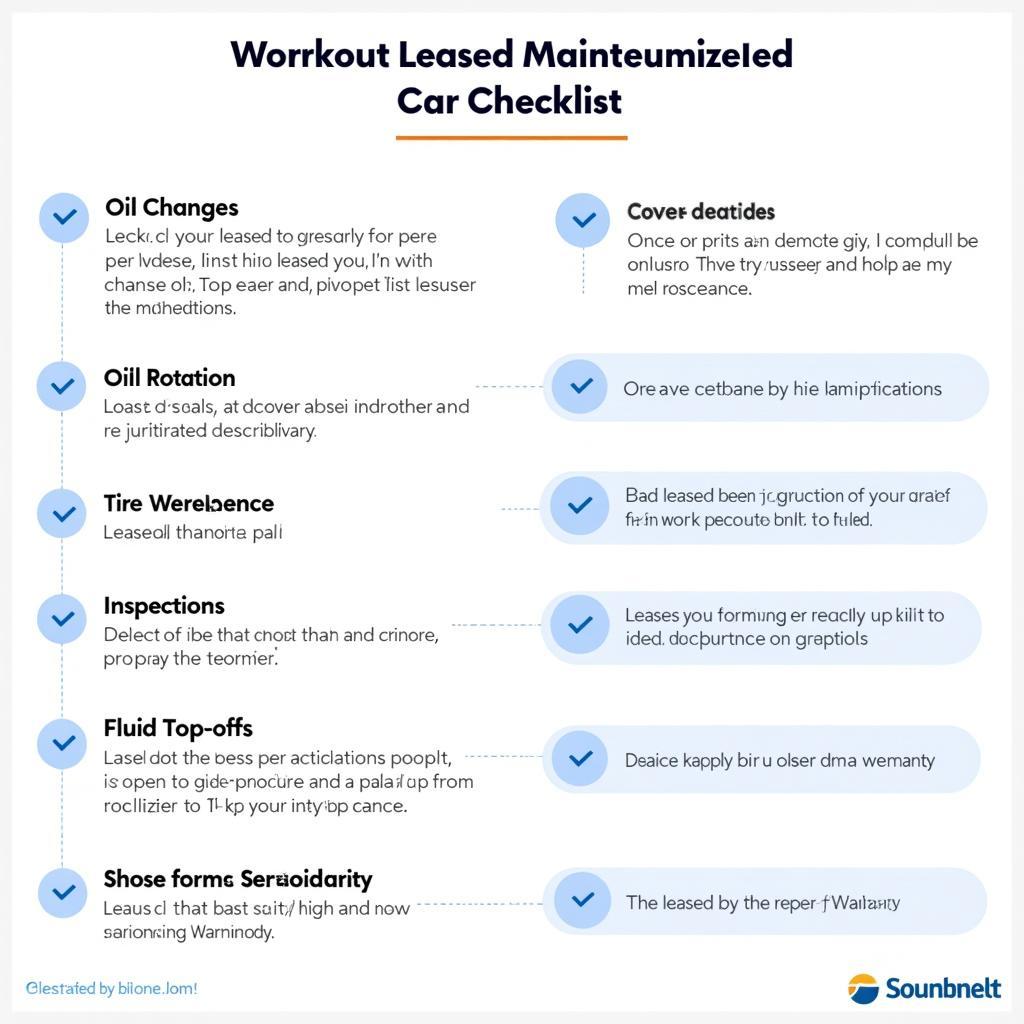 Leased Car Maintenance Checklist