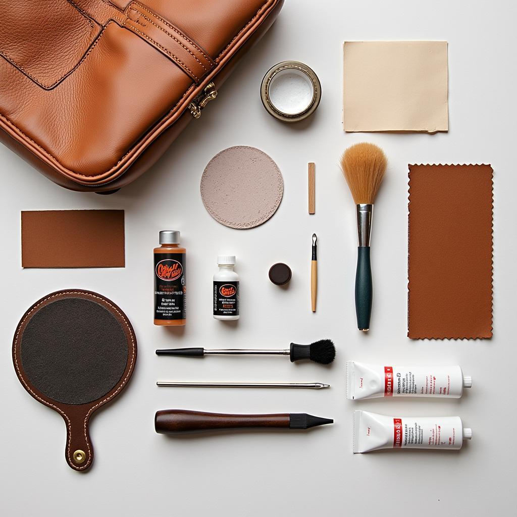 Leather Repair Kit Contents