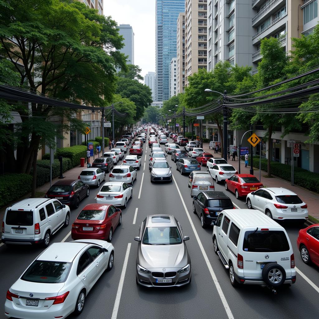 Limited Parking Spaces in Kuala Lumpur