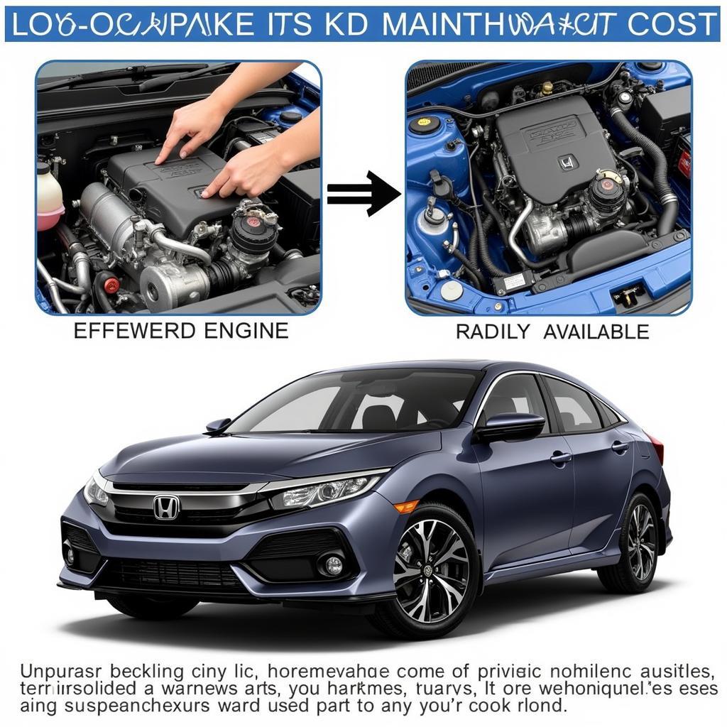 Honda Civic: Another reliable and affordable option for low maintenance