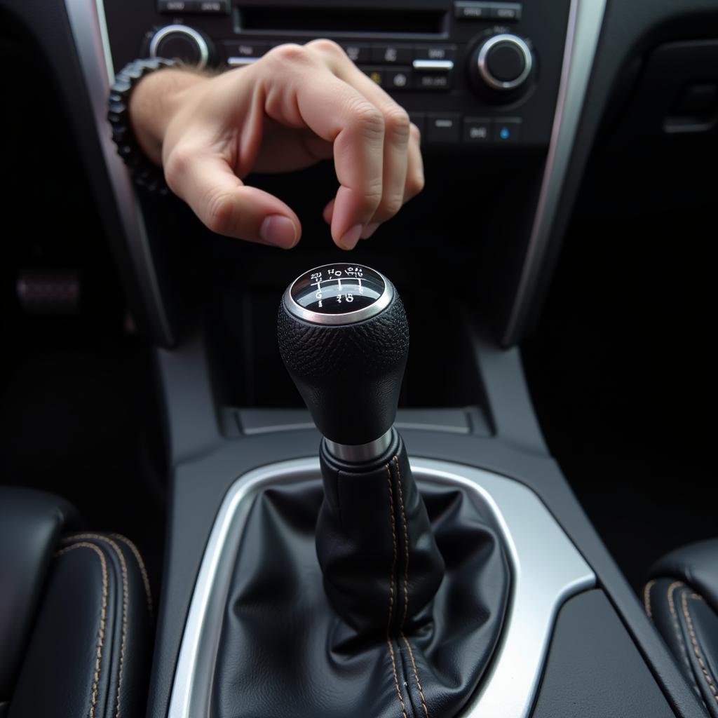 Manual Transmission Gear Shift in Action