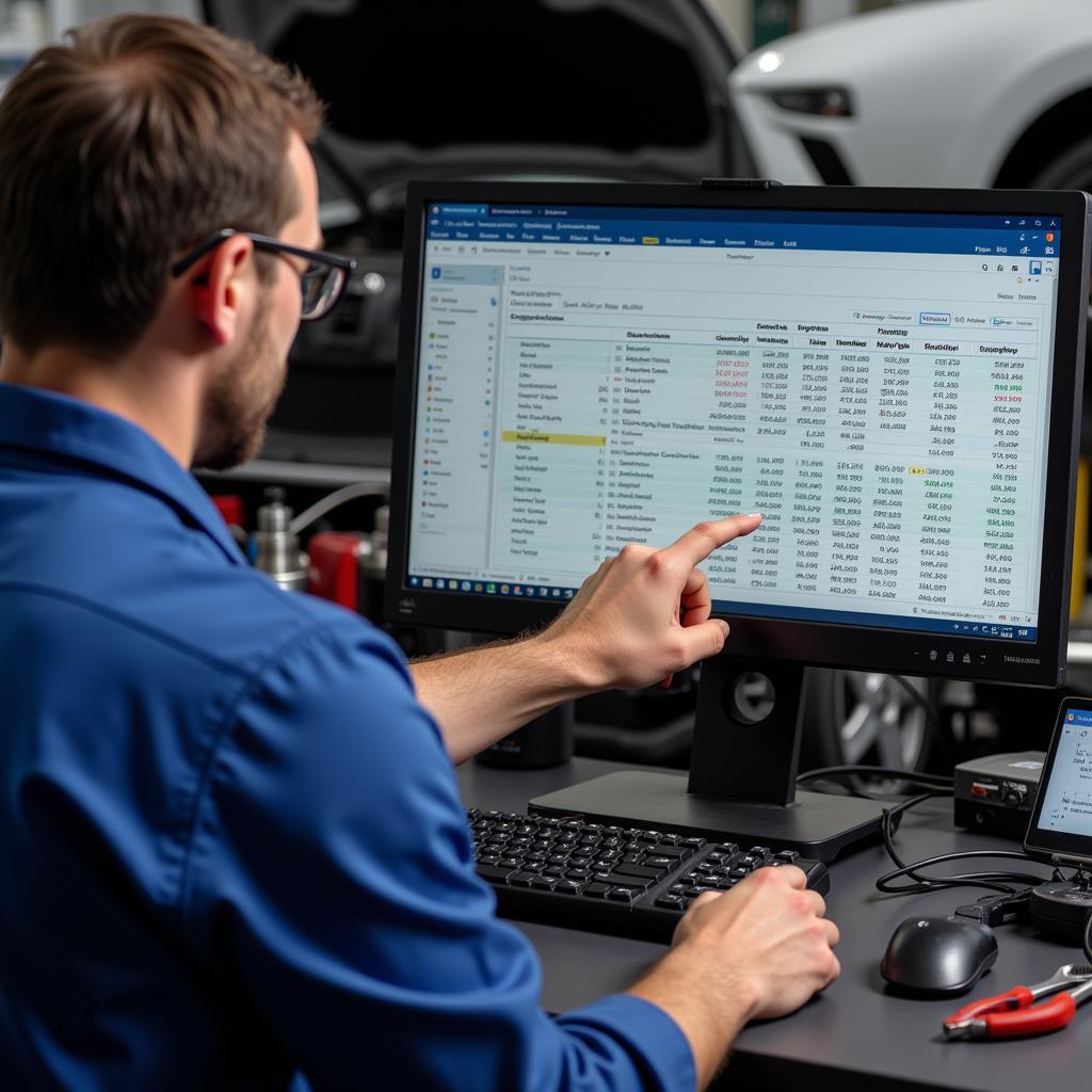 Mechanic Explaining Car Repair Costs