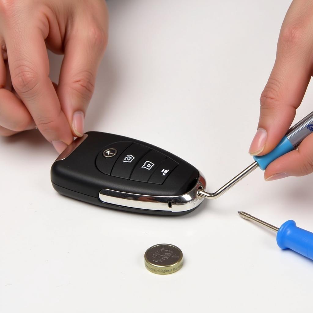 Replacing a Mercedes Benz Car Key Battery