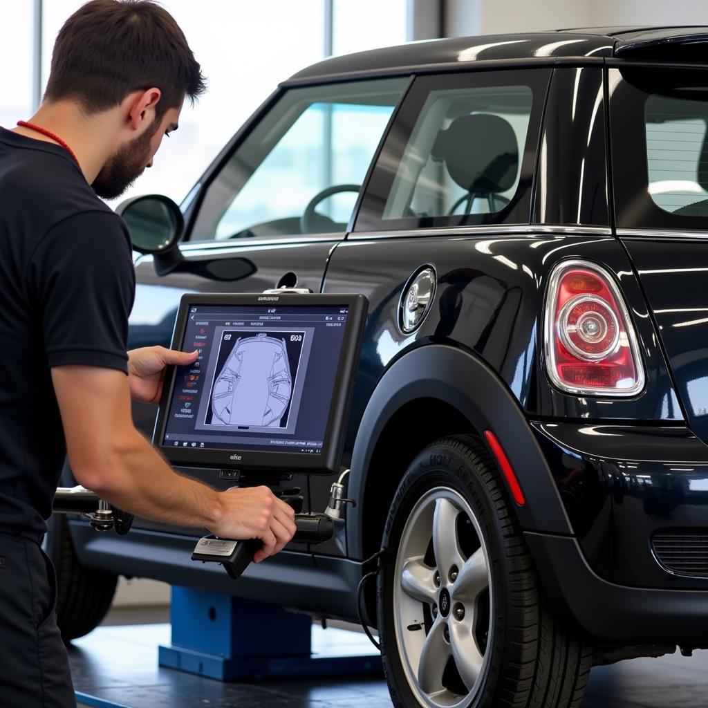 Mini Cooper Alignment Check: Measuring Caster, Camber, and Toe