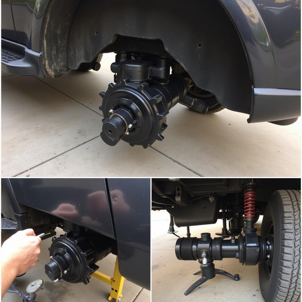 New Car Axle Installation